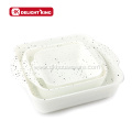 Non-stick Glass Bakeware Customized Baking Tray for Oven